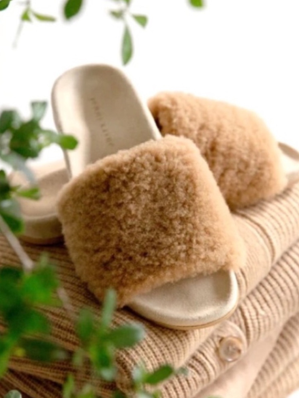 Jenni Kayne Shearling Slide Sandals EU 41
